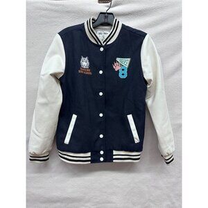 Stranger Things Varsity Jacket Sz L Youth Hawkins High School Justice Netflix